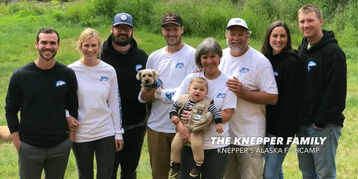 The Knepper family posed together for a group portrait